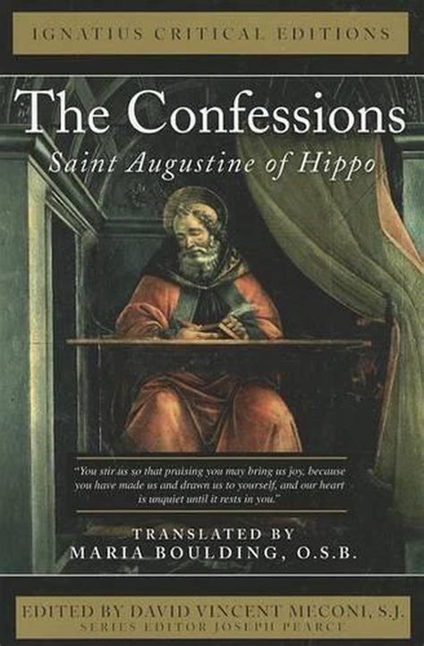 The Confessions By Saint Augustine Of Hippo Paperback 9781586176839