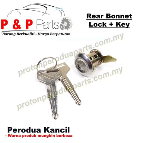 Rear Bonnet Lock With Key Lock Bonet Belakang Kunci Perodua Kancil