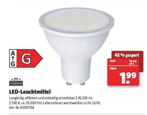 Casaya Led Leuchtmittel Angebot Bei Hagebaumarkt Prospekte De