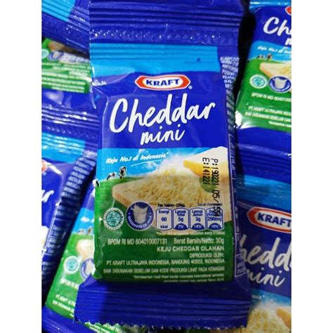 Jual Keju Kraft Cheddar Mini Gr Shopee Indonesia