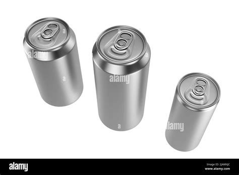 Aluminium Beer And Slim Soda Can Mock Up Blank Template Juice Soda