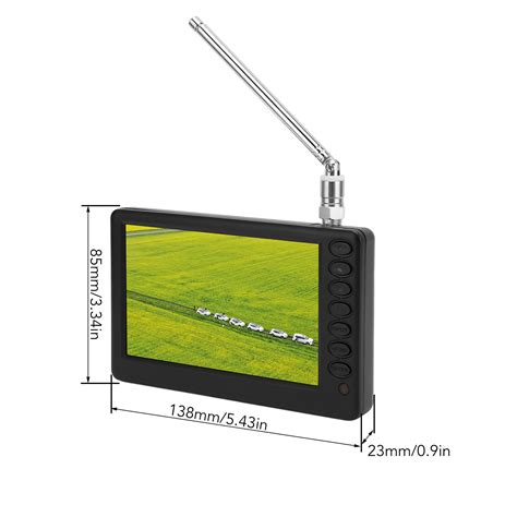 Leadstar D Inch Portable Digital Tv And Analog Mini Small Car Tv