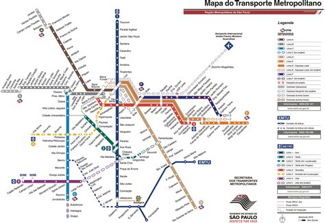 Emtu Mapas Trolebus Trens E Metrô Sp Cptmminuto Ligado