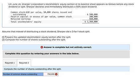 Solved Un June 30 Sharper Corporation S Stockholders Chegg