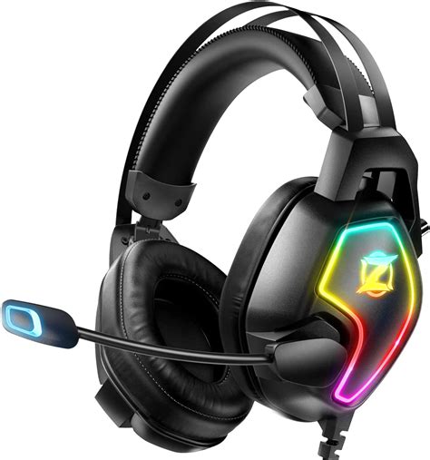 Battletron Gaming Casque De Gaming Avec Micro Noir Et Blanc Amazon Fr Jeux Vidéo