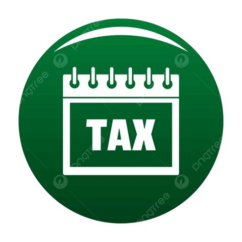 Taxes Vector Design Images Calendar Of Tax Icon For Symbol Design