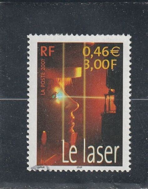 Le siècle au fil du timbre Sciences Le laser YT N 3424 2001