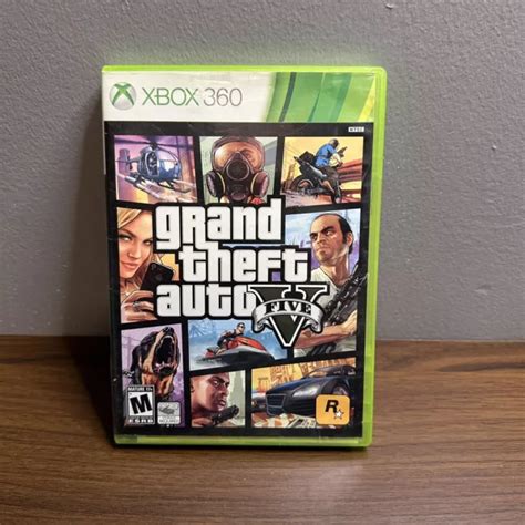 Grand Theft Auto V Gta Microsoft Xbox Complet Avec Carte