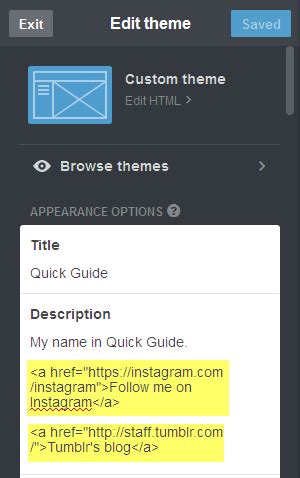 How To Add Link In Description On Tumblr Otosection