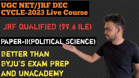 UGC NET JRF Online Coaching Political Science Best UGC NET JRF Online