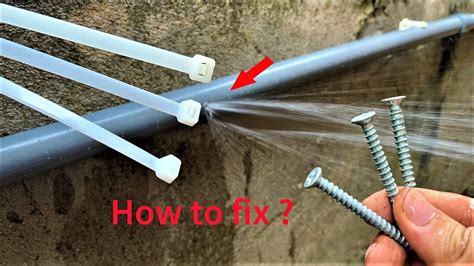 Two Ideas To Fix Broken Pvc Pipe What Are Screws And Drawstrings Used