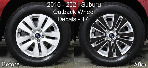 Subaru Outback Vinyl Wheel Blackout Decals Wheels