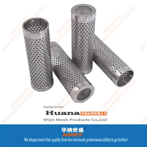 50 100 200 Micron Filter Cartridge Round Stainless Steel Filter Tube