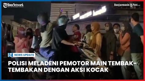 Polisi Respon Pemotor Main Tembak Tembakan Dengan Aksi Kocak YouTube