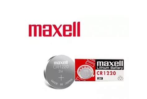 PILA MAXELL CR1220 LITIO 3V TIPO BOTON Electrónica Kramon