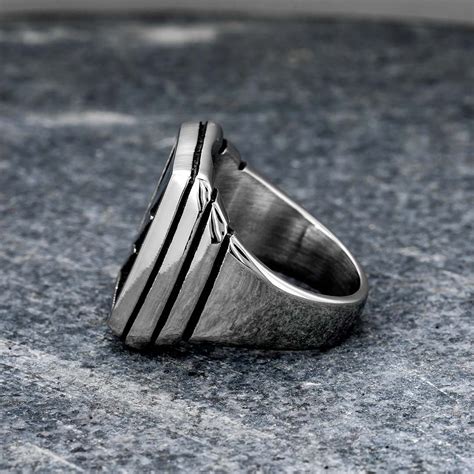 Lightning Bolt Sterling Silver Ring