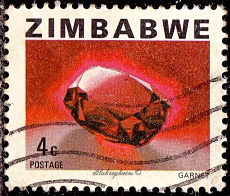 Zimbabwe Garnet Scott 416 A69 Issued 1980 Perf 14 1 2 4c Ldb