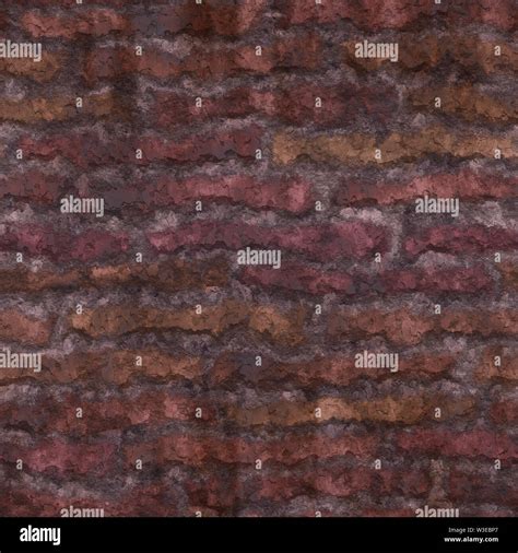 Old Brick Wall Seamless Texture or Background illustration Stock Photo ...