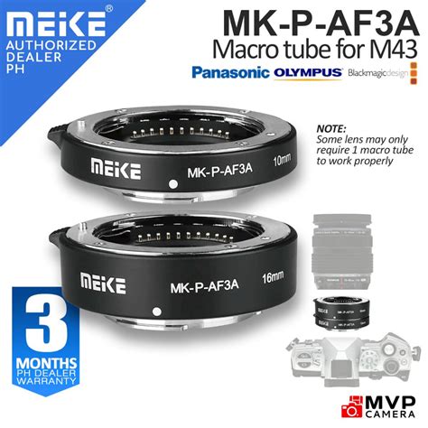 Meike Mk P Af A Metal Auto Focus Af Macro Tube For M Micro Four