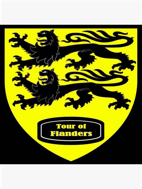 TOUR OF FLANDERS Vintage Advertising Print Sticker For Sale By