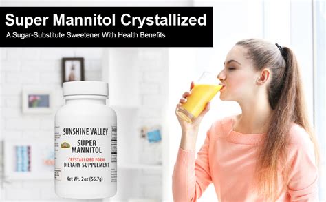 Amazon Sunshine Valley Super Crystalized Mannitol Free Flow Pour