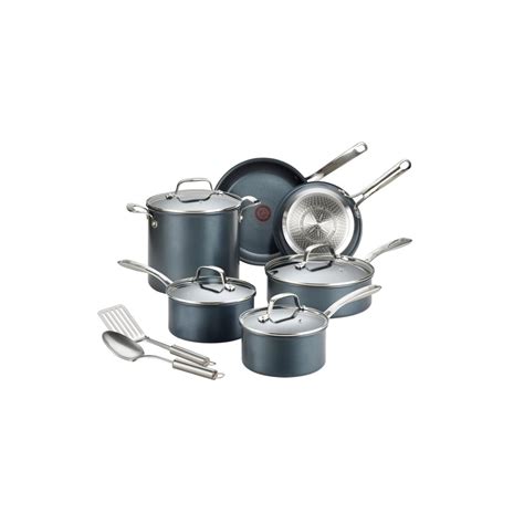 T Fal Platinum Nonstick Cookware Set W Induction Base 12 Piece Set 20724387 Hsn