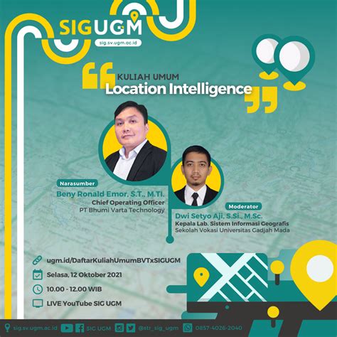 kuliah umum location intelligence  sig ugm