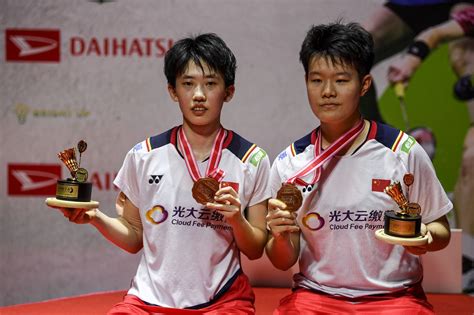 Foto Liu Sheng Shuzhang Shu Xian Juara Indonesia Masters 2023