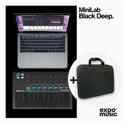 Controlador Midi Arturia Minilab Mkii Black Deep Edition Expo Music Per