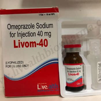 Omeprazole Sodium For Injection 40 Mg Livealthbiopharma