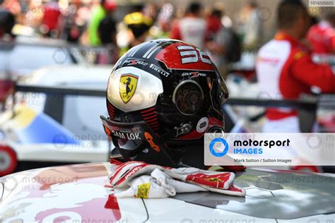 The Helmet Of Sam Lok Hkg At Ferrari Challenge Asia Pacific Marina