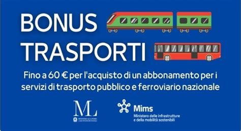 Bonus trasporti 60 euro venerdì 1 dicembre il nuovo click day chi può