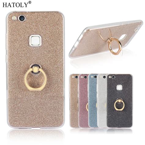 Huawei P10 Lite Case Shiny Glitter Bling Silicon Phone Case Cover For