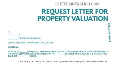 Cool Sample Property Valuation Letter Template In Lettering