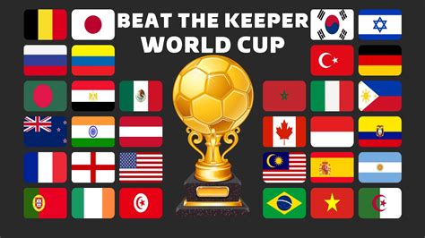 Beat The Keeper Countries World Cup In Algodoo Youtube