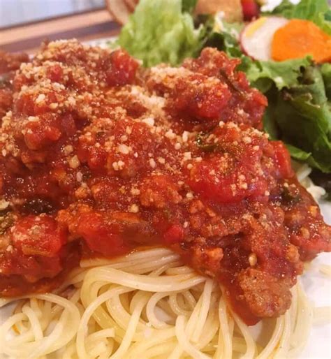 Spaghetti Sauce With Ground Beef | Norine's Nest