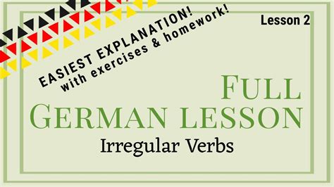 German verb endings - westfirst