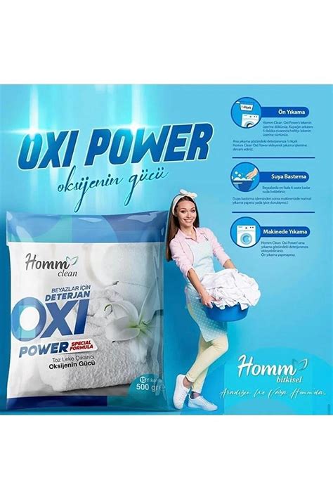 Homm Clean Oxi Power Leke Çıkarıcı 500 gr Fiyatları ve Modelleri Pazarama