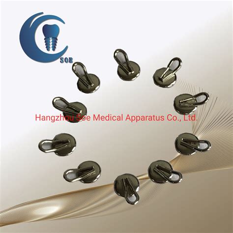 Orthodontic Material Mesh Base Dental Bondable Lingual Button China