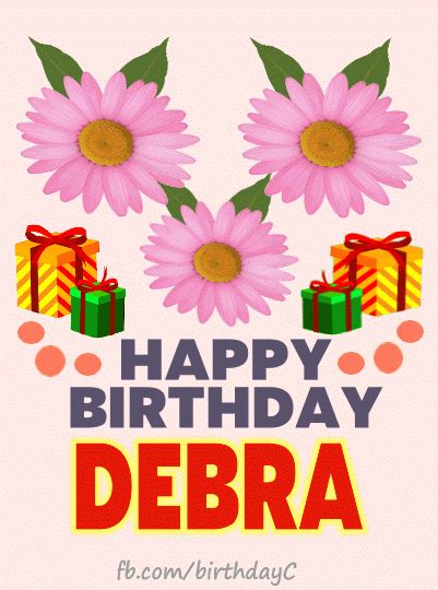 Happy Birthday DEBRA gif | Birthday Greeting | birthday.kim