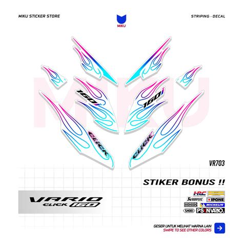 Jual Vr Striping Motor Vario Sticker Stiker Lis Honda Vario