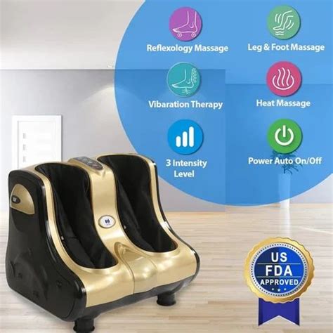 Jsb Hf Pro Leg Foot Massager Machine With Kneading Vibration