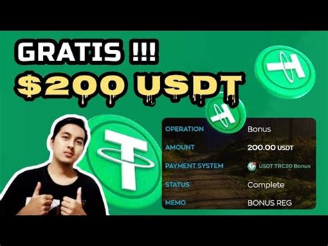 BARU TAU BEGINI CARA DAPAT 200 USDT SALDO MODAL MINING GRATIS YouTube