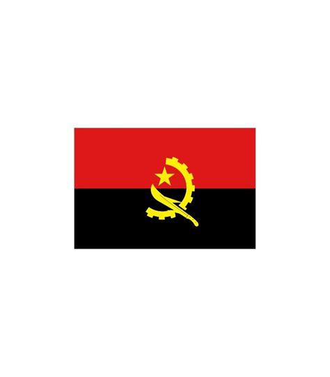 Angola Courtesy Flag 2x3 ft.