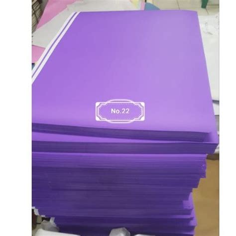 Jual Kertas Omega Foil Ungu Nomor 22 Karton Cover Omega Foil Isi