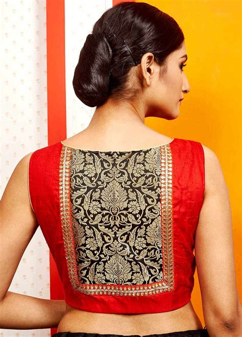 Different Types Of Saree Blouse Back Neck Designs Ethnic Fashion