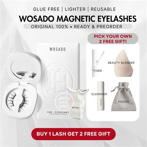 Jual Wosado Magnetic Eyelash Bulumata Magnet Tanpa Lem Shopee Indonesia