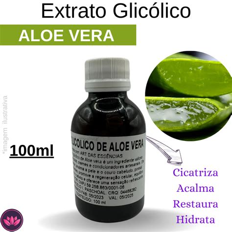 EXTRATO GLICÓLICO ALOE VERA 100ML ART DAS ESSENCIAS