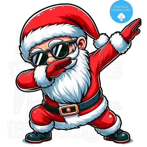 Christmas Dab Png Dabbings Santa Bundle 5 Png Christmas Digital