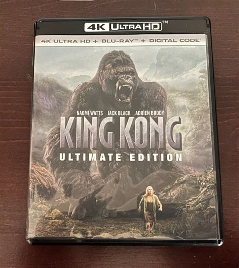 King Kong Ultimate Edition 4K UHD Blu Ray Digital Code LIKE NEW